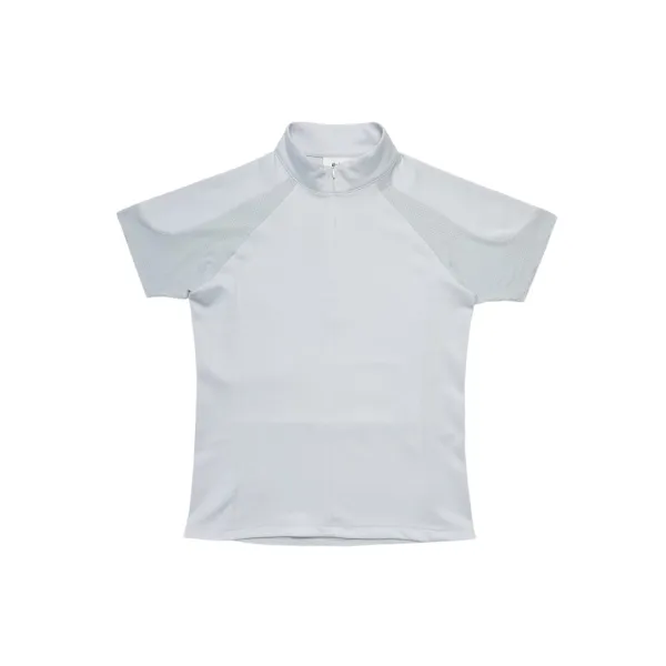 SS26 TRAINER HALF ZIP T-SHIRT (LIGHT GREY)