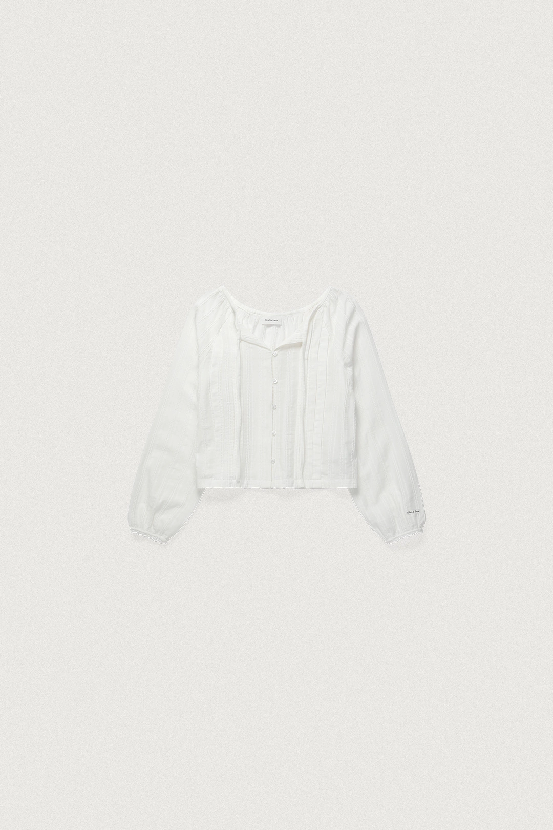 샤드라마 COTTON MIST BLOUSE [IVORY] 상품 이미지 1