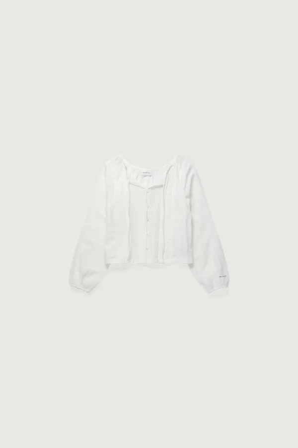 COTTON MIST BLOUSE [IVORY]