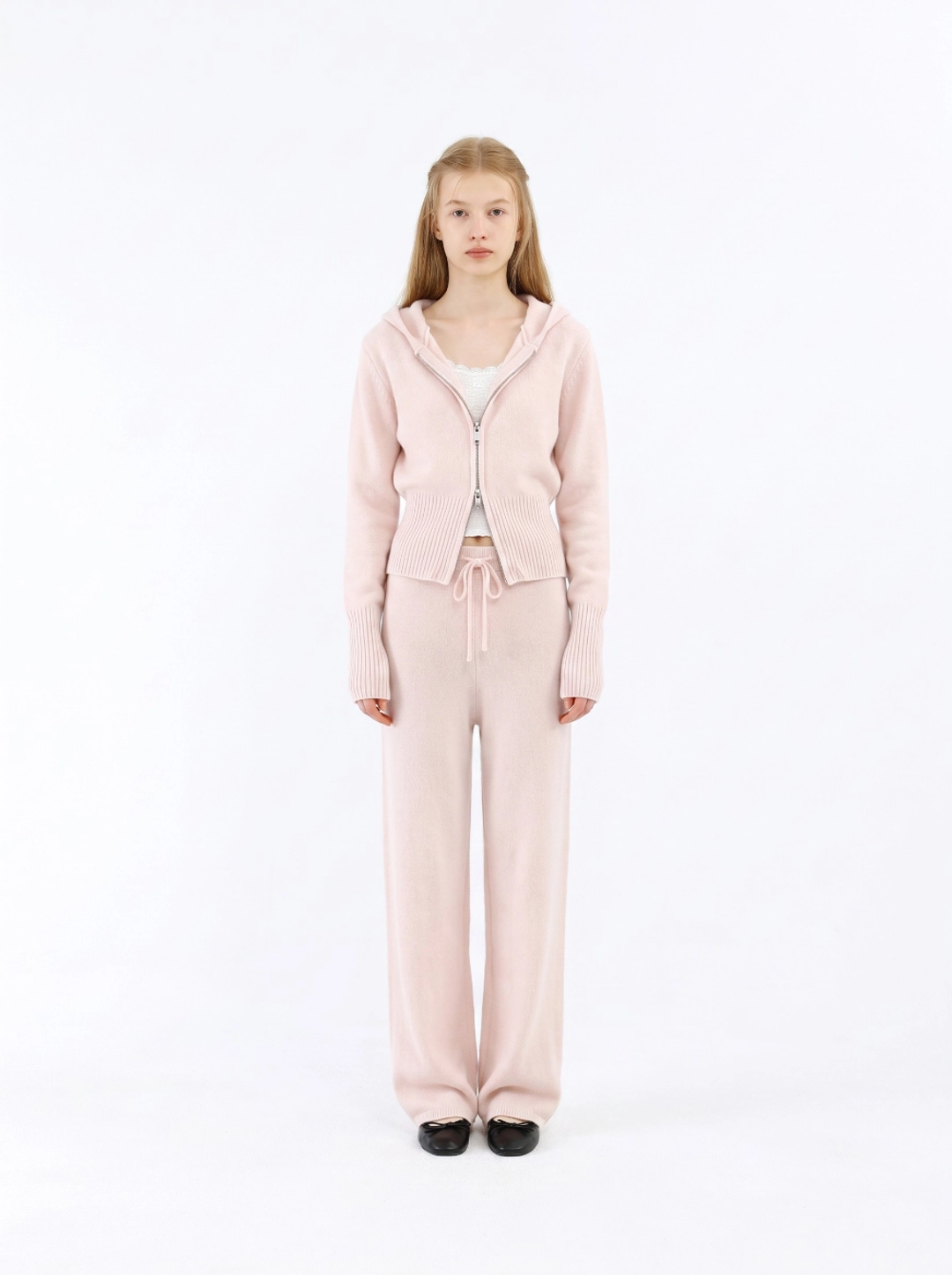 르베인 Cash Wool Knit Pants (Baby Pink) 상품 이미지 2