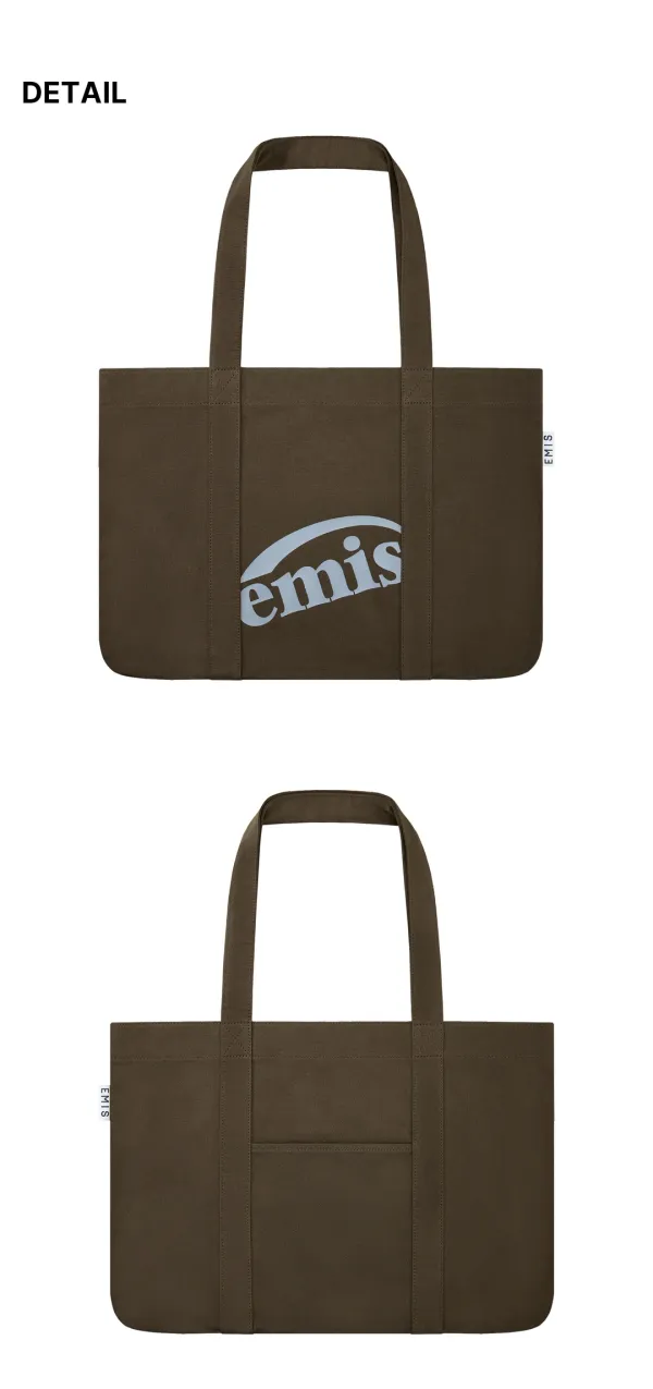 LOGO PALETTE ECO BAG-BROWN