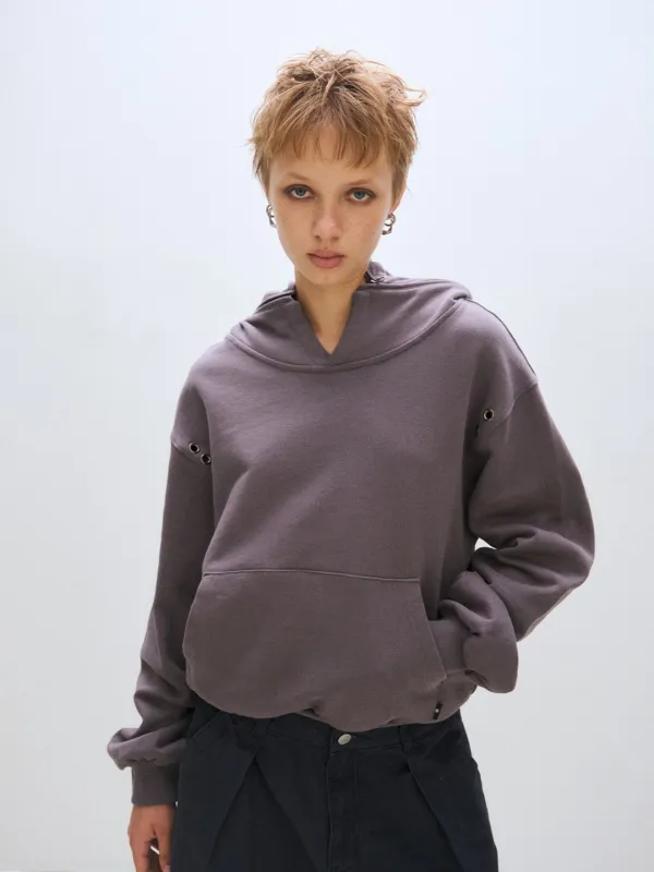 [PLZPROJECT]TWO-WAY HOOD, GRAY