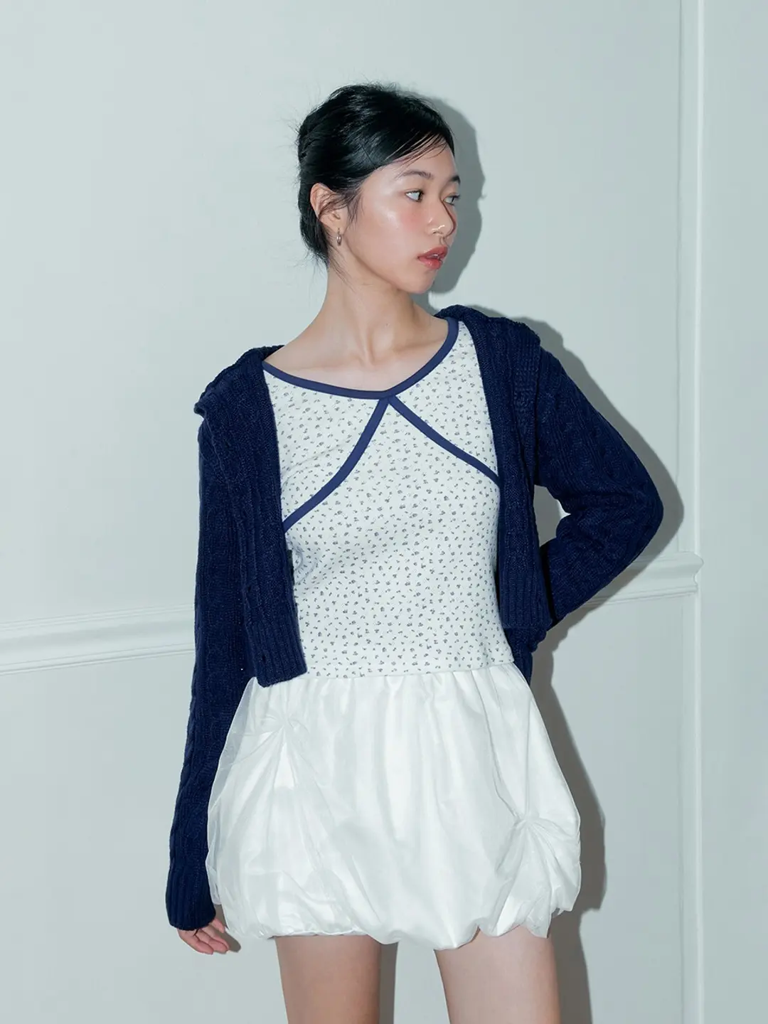 마가린핑거스 SHEER BALLOON SKIRT (WHITE) 상품 이미지 2