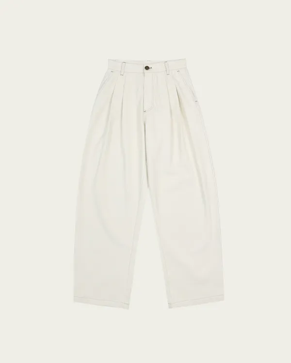 Flap Pants - Ivory