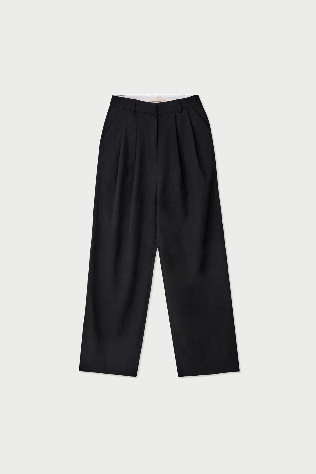 위드아웃썸머 Basil pintuck slacks_black 상품 이미지 1