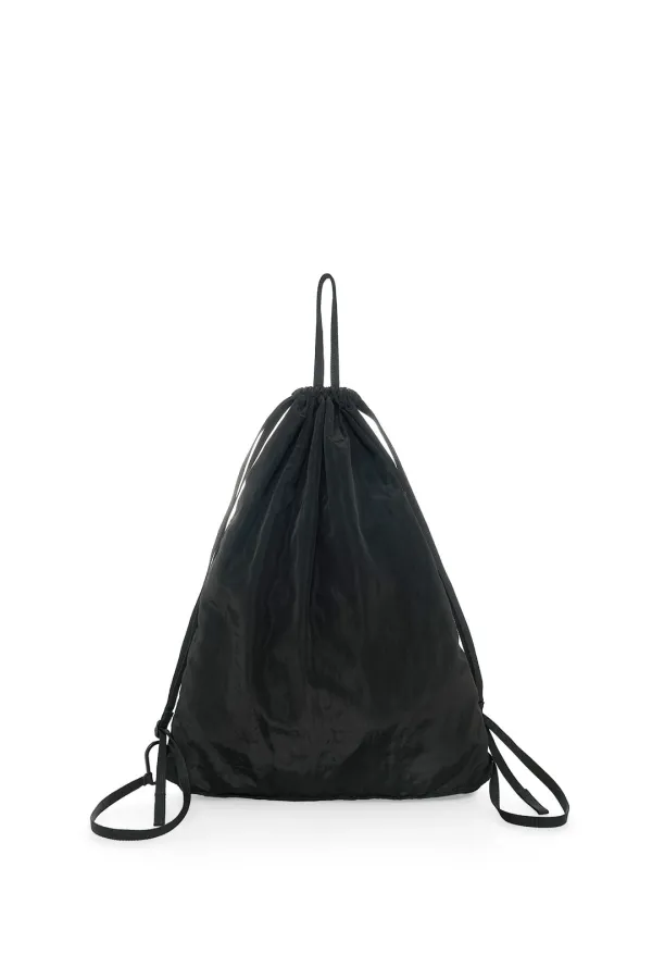 PACKABLE STRING BAG IN BLACK
