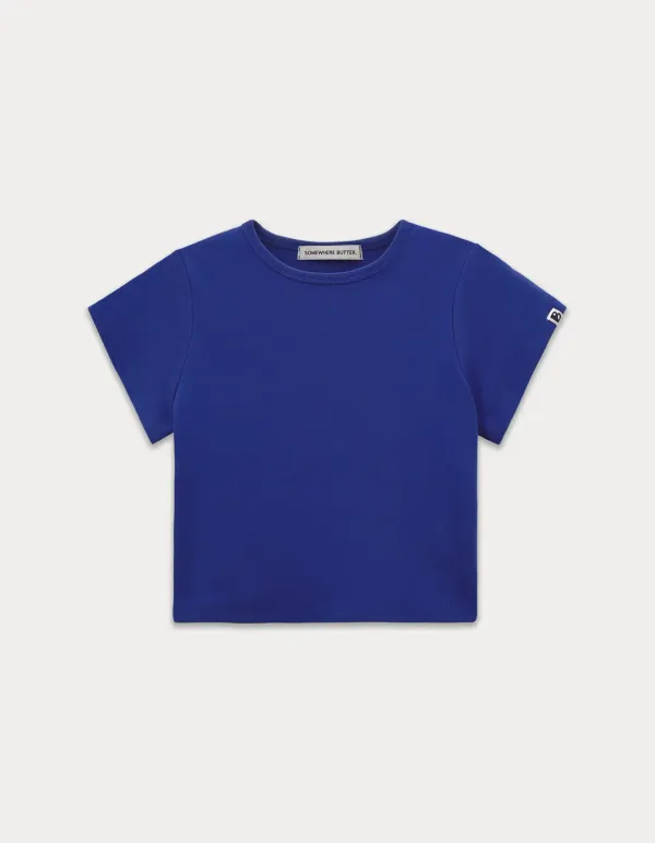 Essential clean top - cobalt blue