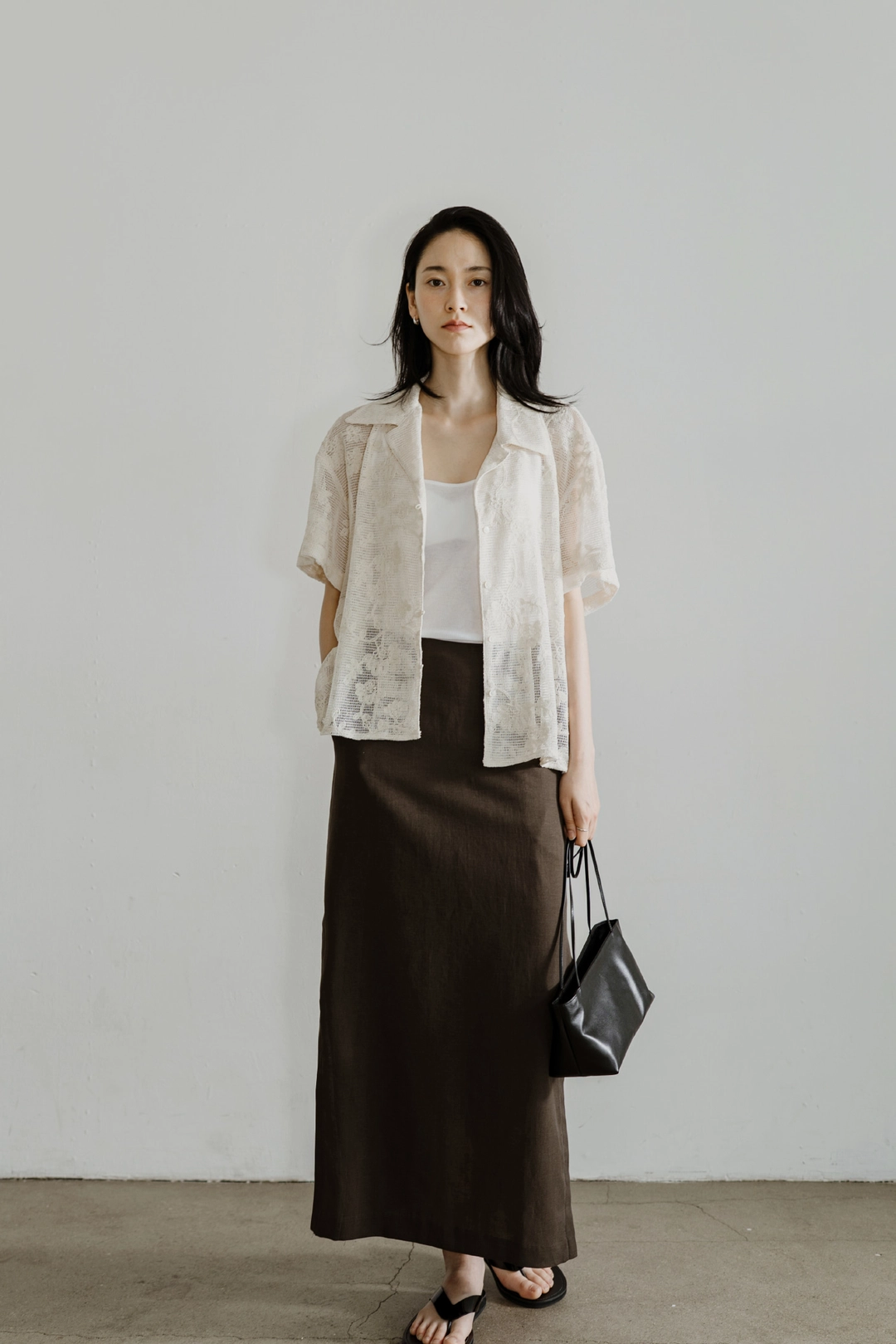스앨더 27436_Side-slit easy skirt 상품 이미지 1