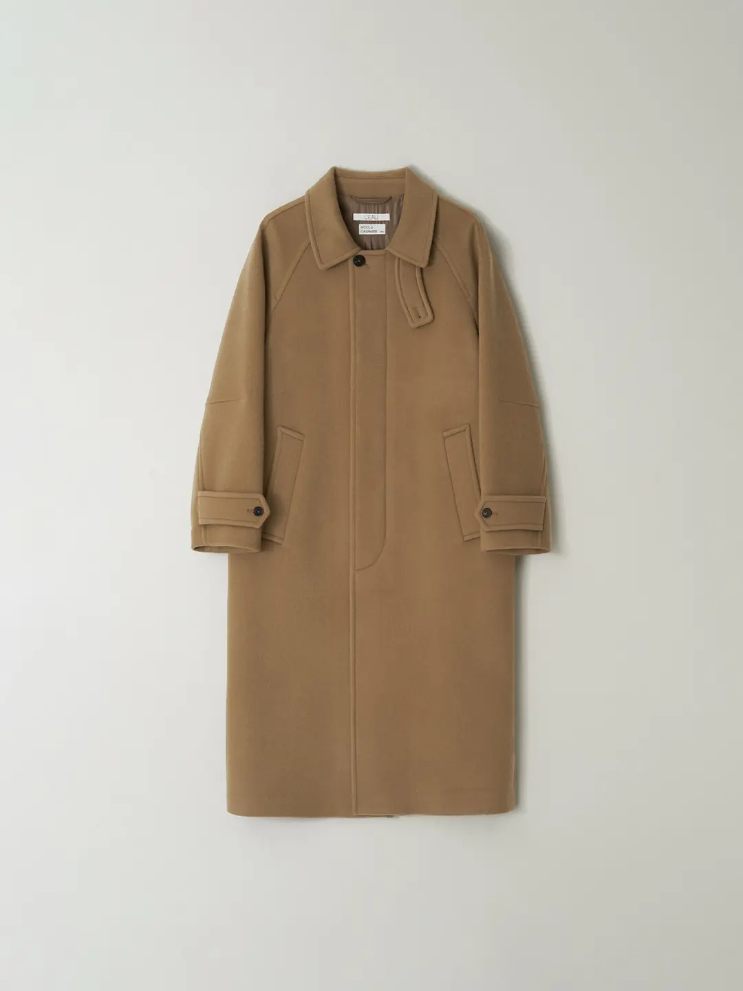 Ness balmacaan coat_camel