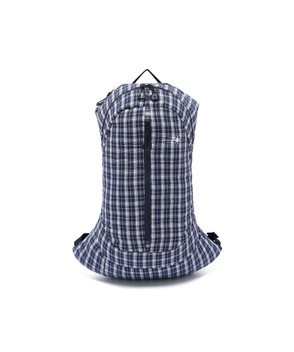 seersucker travel backpack[navy]