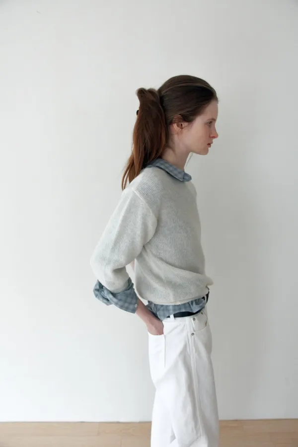 Boat-Neck Knit_Ivory