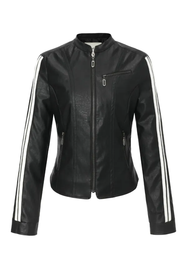 Racer leather jacket