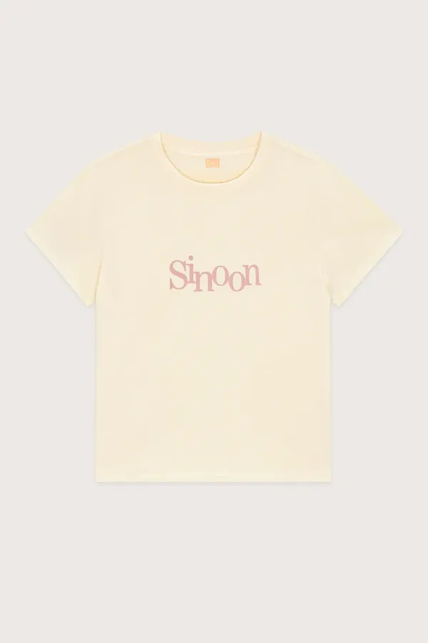 Sinoon Signature Logo T-Shirts (Cream)