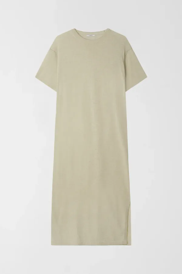 ORGANIC LINEN KNIT OPS_SOFT MELON_OE1C2MOP11SML