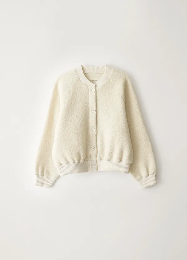 2ND / Alpaca wool raglan jumper (Ivory)