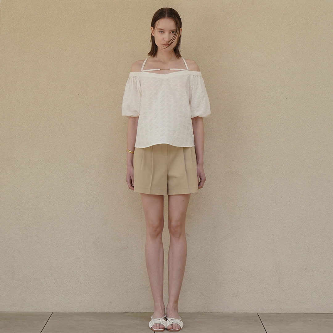 아뜰리에 나인 (BL-4245)OFF-SHOULDER LACE BLOUSE 상품 이미지 2