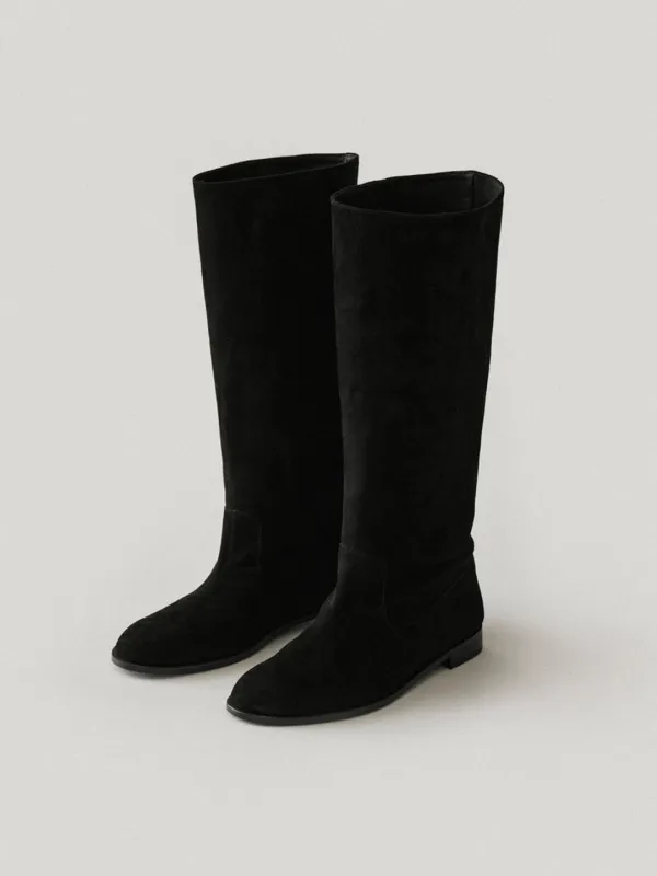 Holmes Knee Boots Black