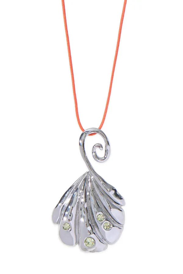 Swan Shell Necklace (Silver)