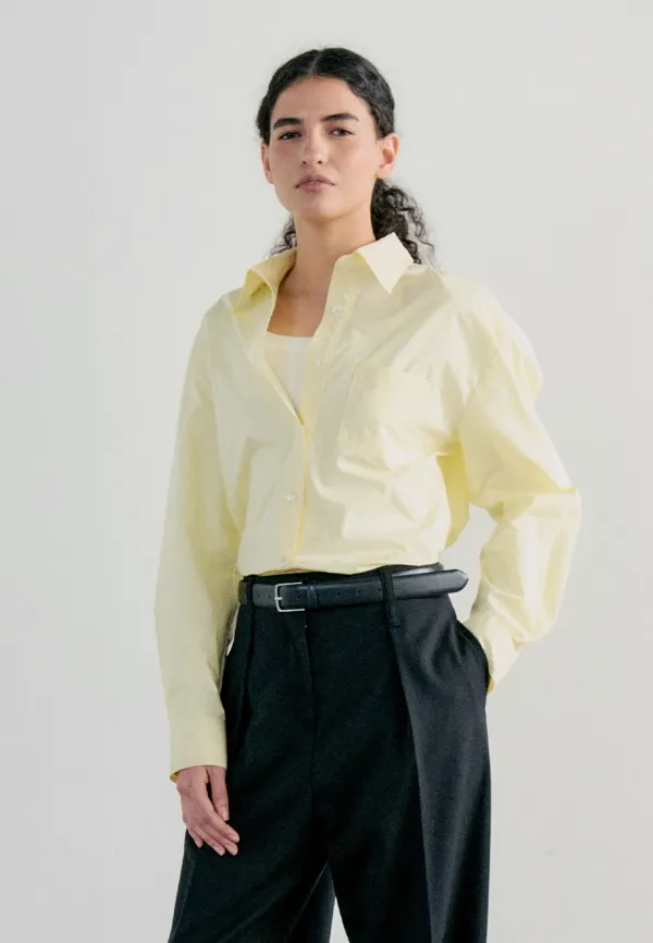 DOUBLE STITCH COMFORT SHIRT - LIGHT YELLOW