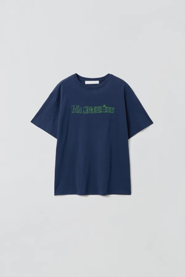 M SIMBOL GRAPHIC T-SHIRT_NAVY