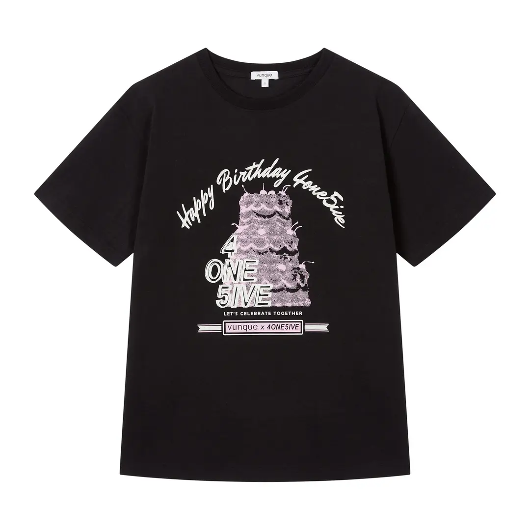 분크 [아울렛] 415 HBD T-shirt (415 HBD 티셔츠) Black 상품 이미지 1
