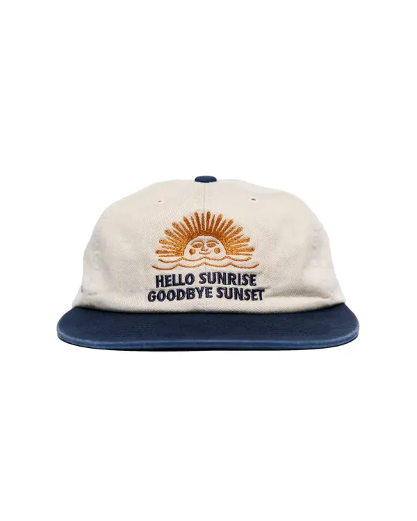 90s Logo 6Panel Cap_Beige&Navy