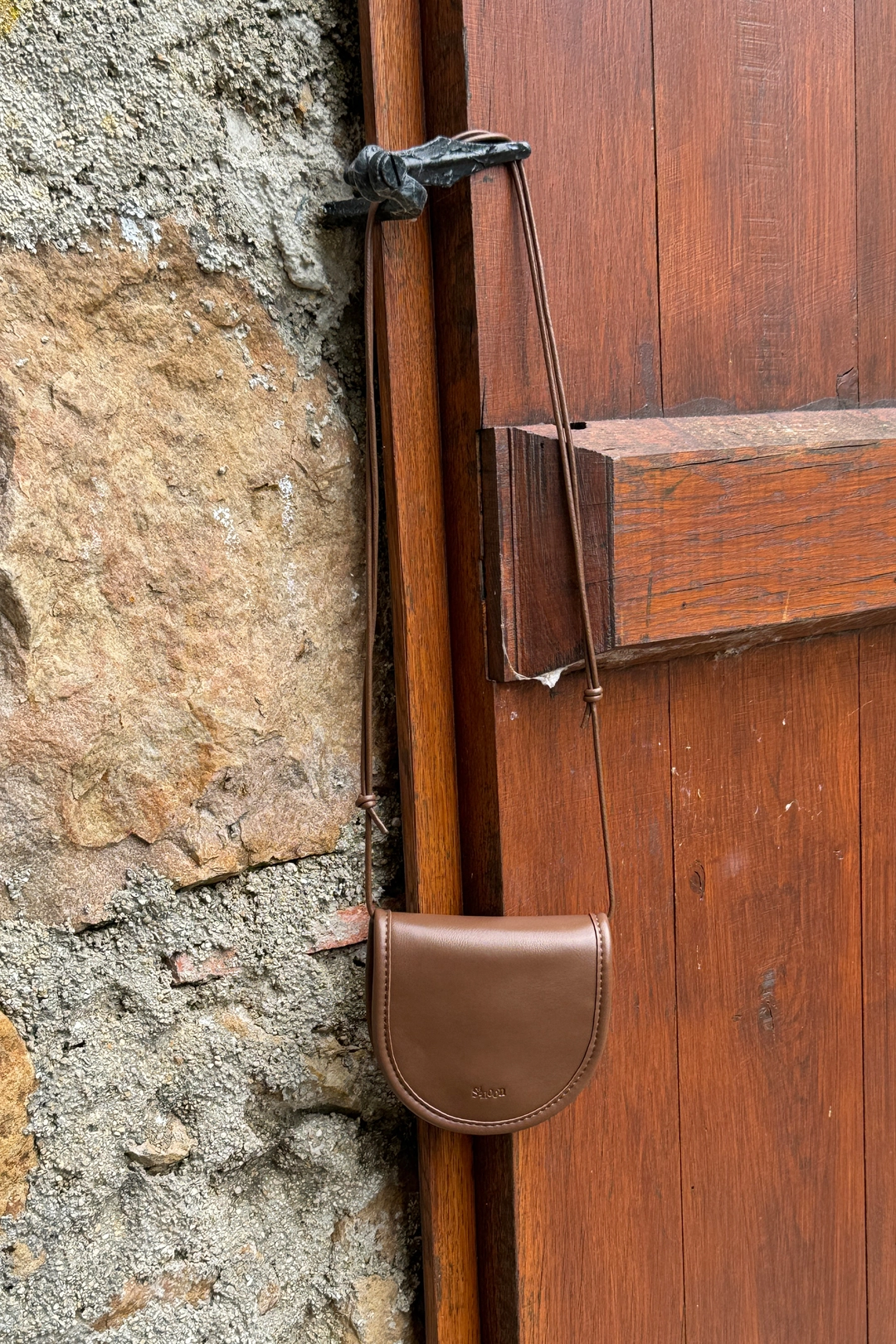 시눈 Round Coin Bag (Deep Brown) 상품 이미지 3