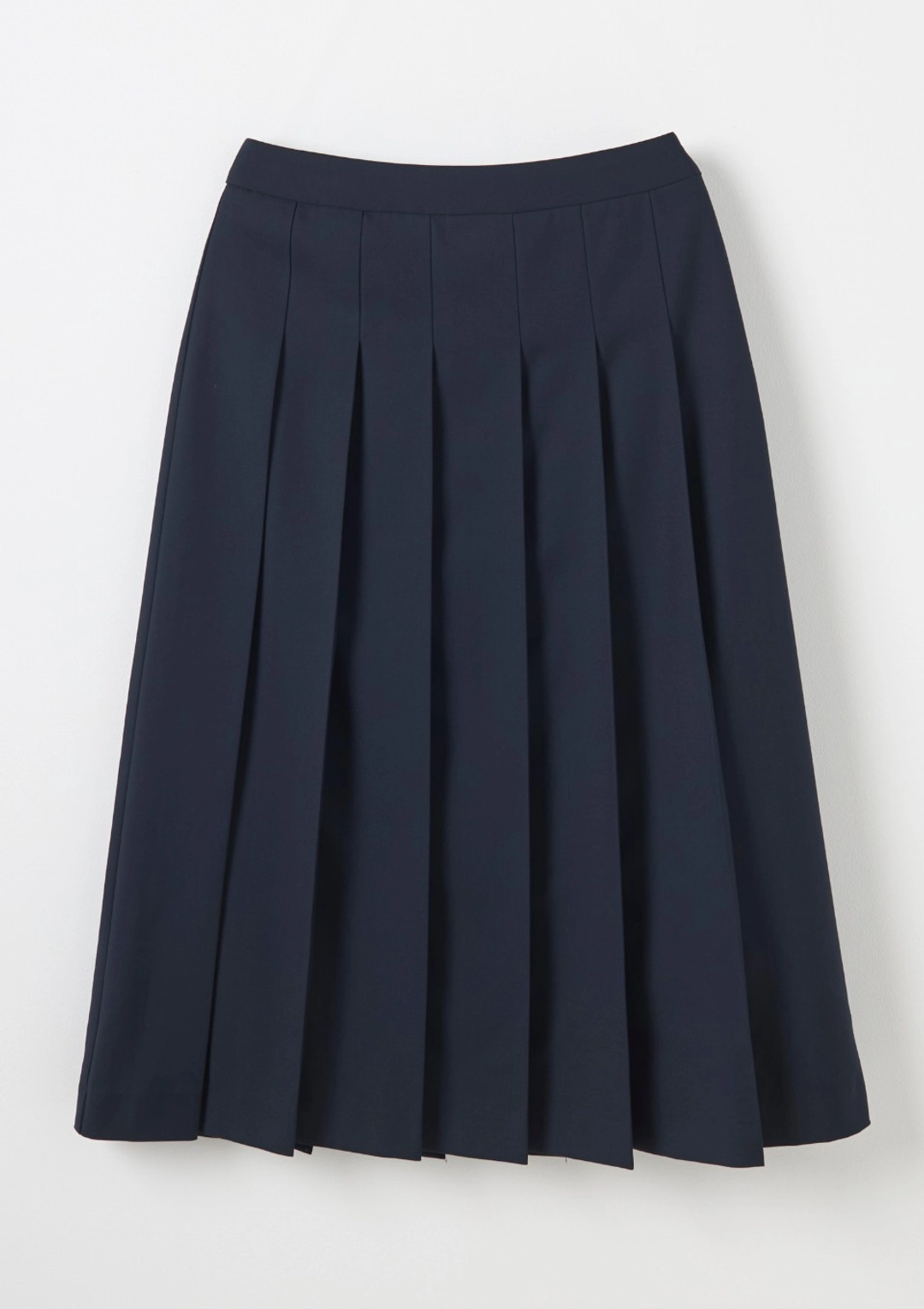 오픈도어 medium long PLEATED SKIRT NAVY 상품 이미지 1