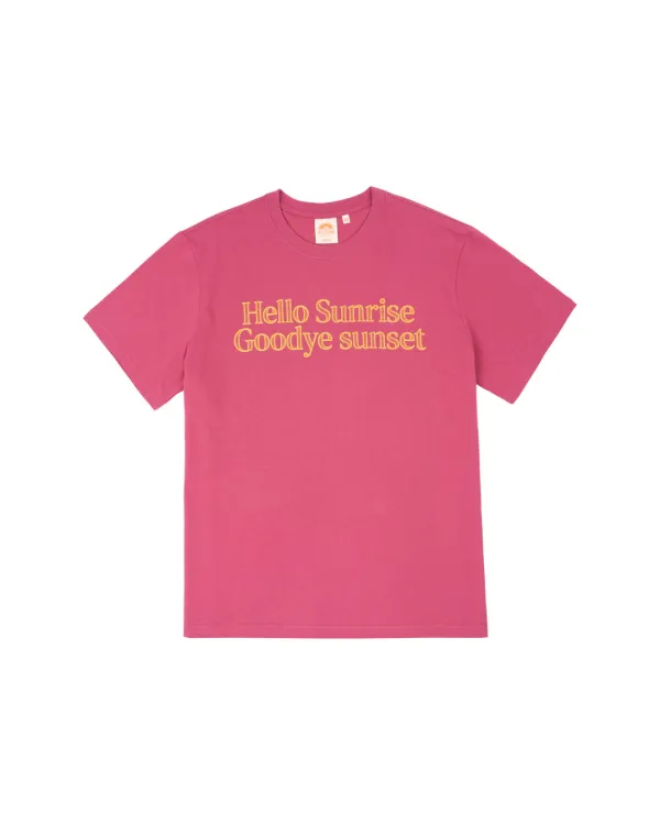Hello Sunrise Find My B Tee_Magenta Pink