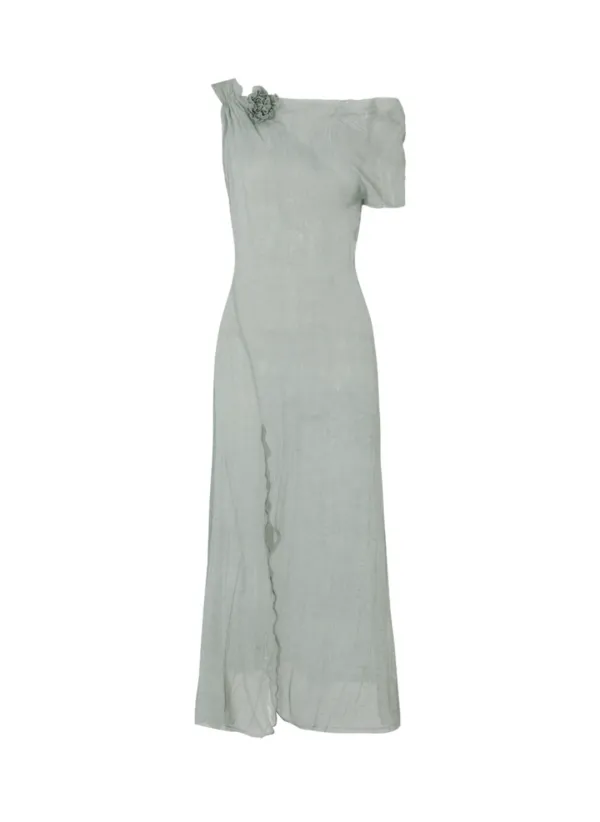 Wave Sheer Dress (Mint)