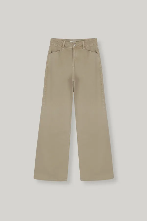 Jackie High-waist Dyeing Jeans