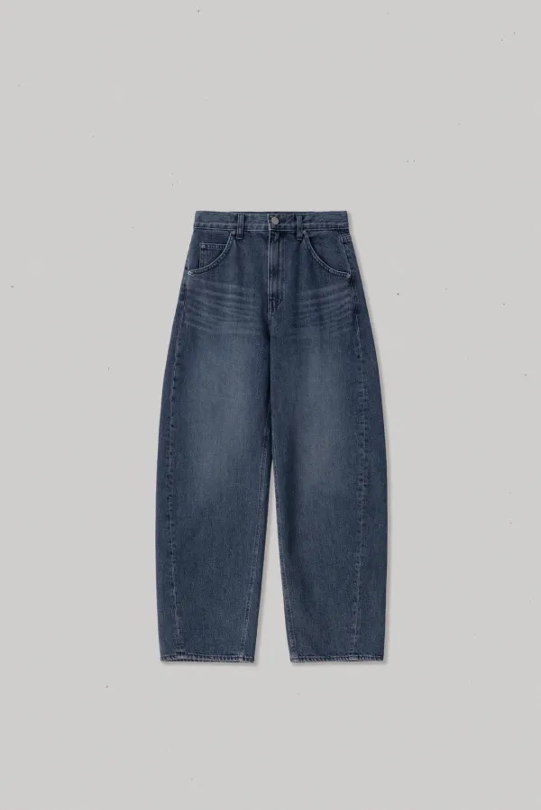 33943_Blue Wash Curved Jeans [DYSEDECO]