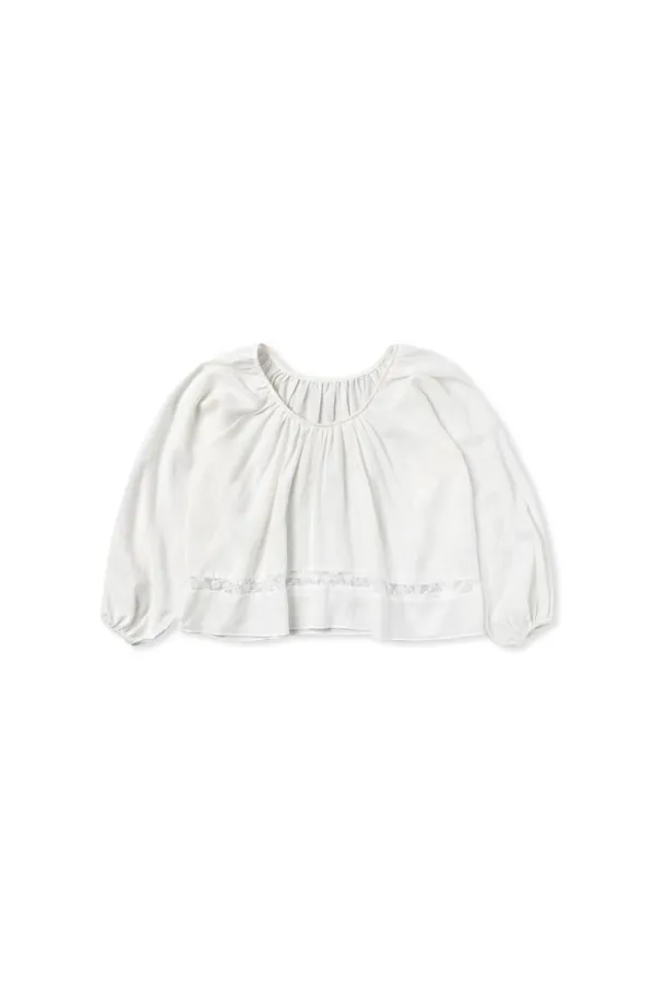Pale lace blouse