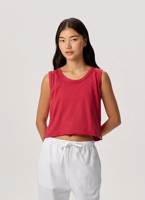 Triko sleeveless_Winterberry