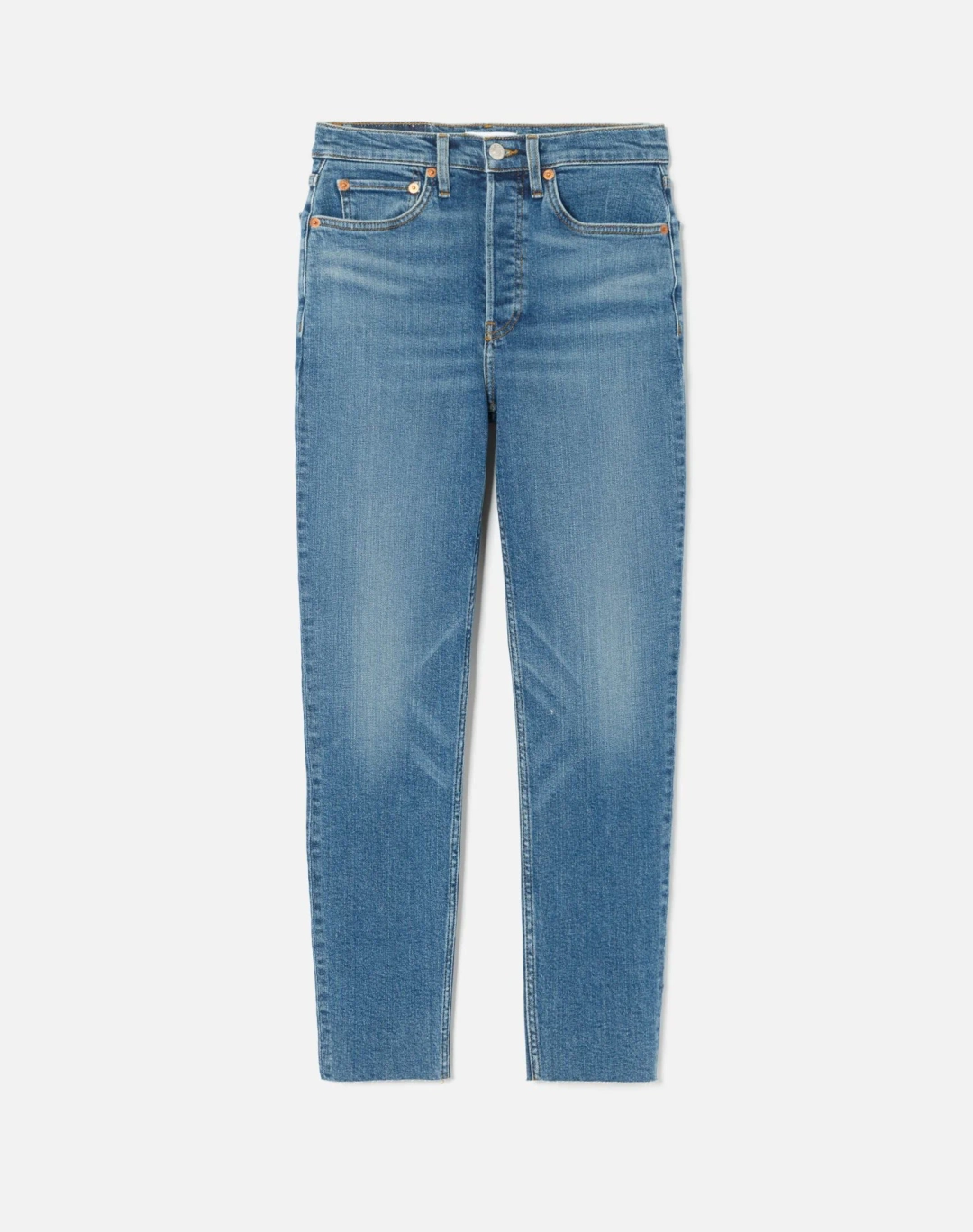 리던 Comfort Stretch High Rise Ankle Crop - French Blue 상품 이미지 1