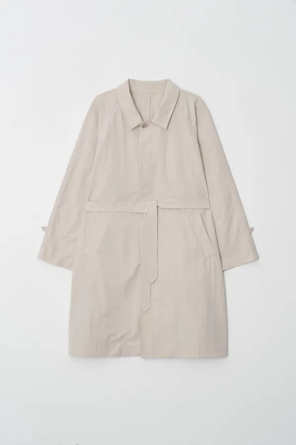 [2nd reorder] airy half trench ct (pink beige)