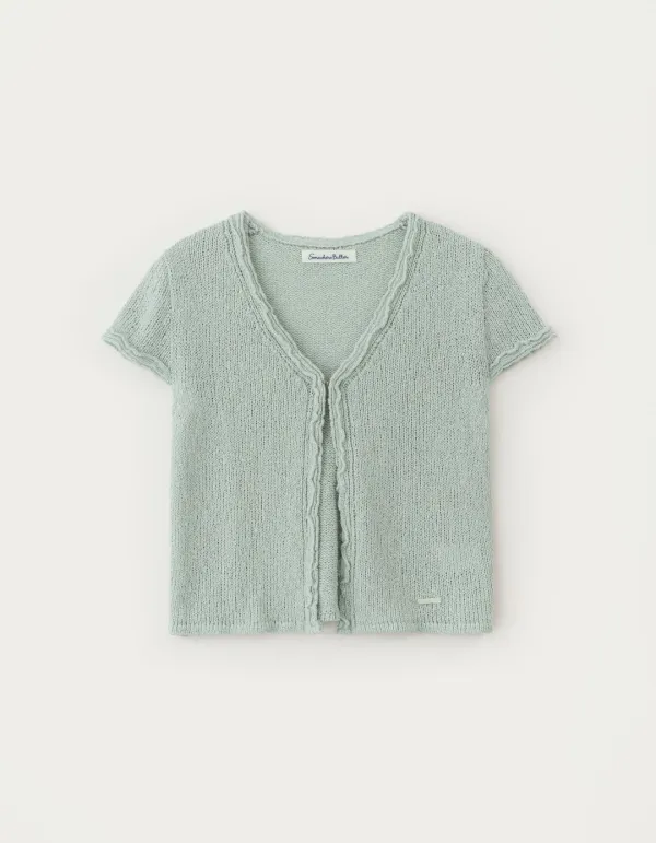 Poet Cardigan Set - Mint