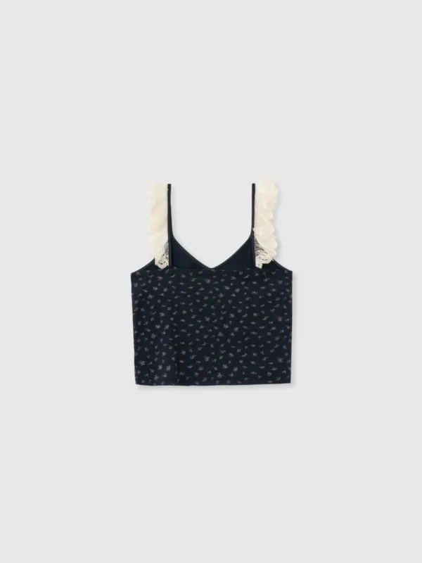 Wilt lace tee (Navy)