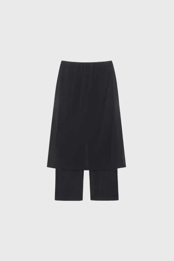 [3rd] Jersey Layered Pants (White / Light Gray / Dark Gray)