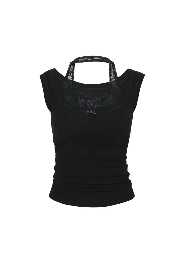 REGINA TOP black