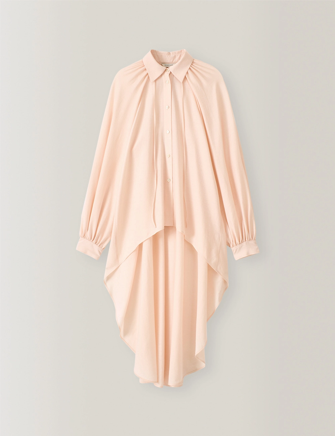 노미나떼 Savona Long Shirring Blouse (Peach) 상품 이미지 3