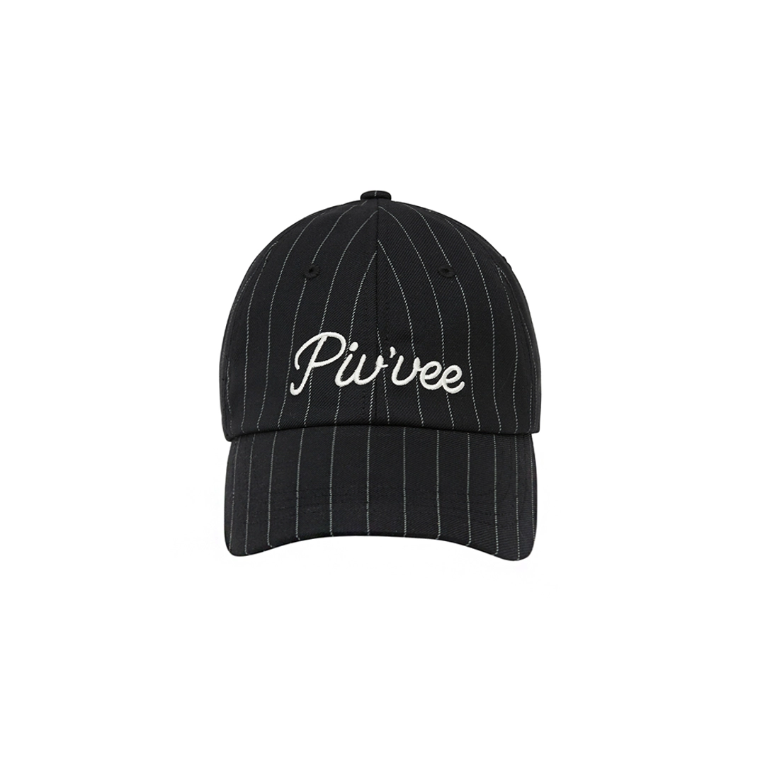 피브비 Pinstripe Ball Cap (ebony black) 상품 이미지 1