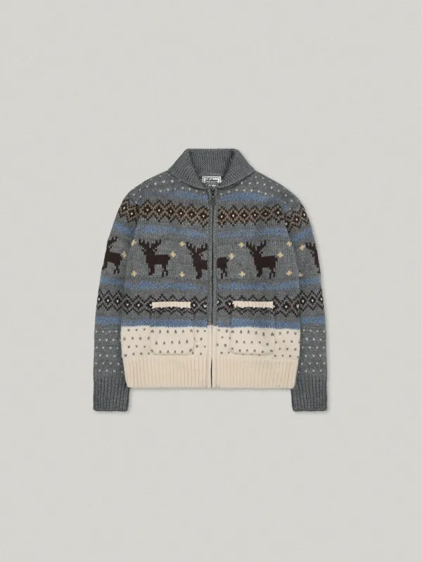 Cowichan Collar Zip Up - Gray코위찬 카라 집업