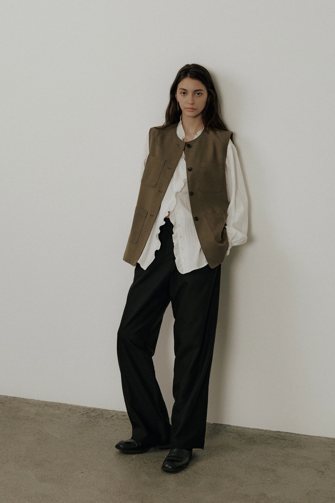 더릴 Urban Wool Trousers_Black 상품 이미지 2