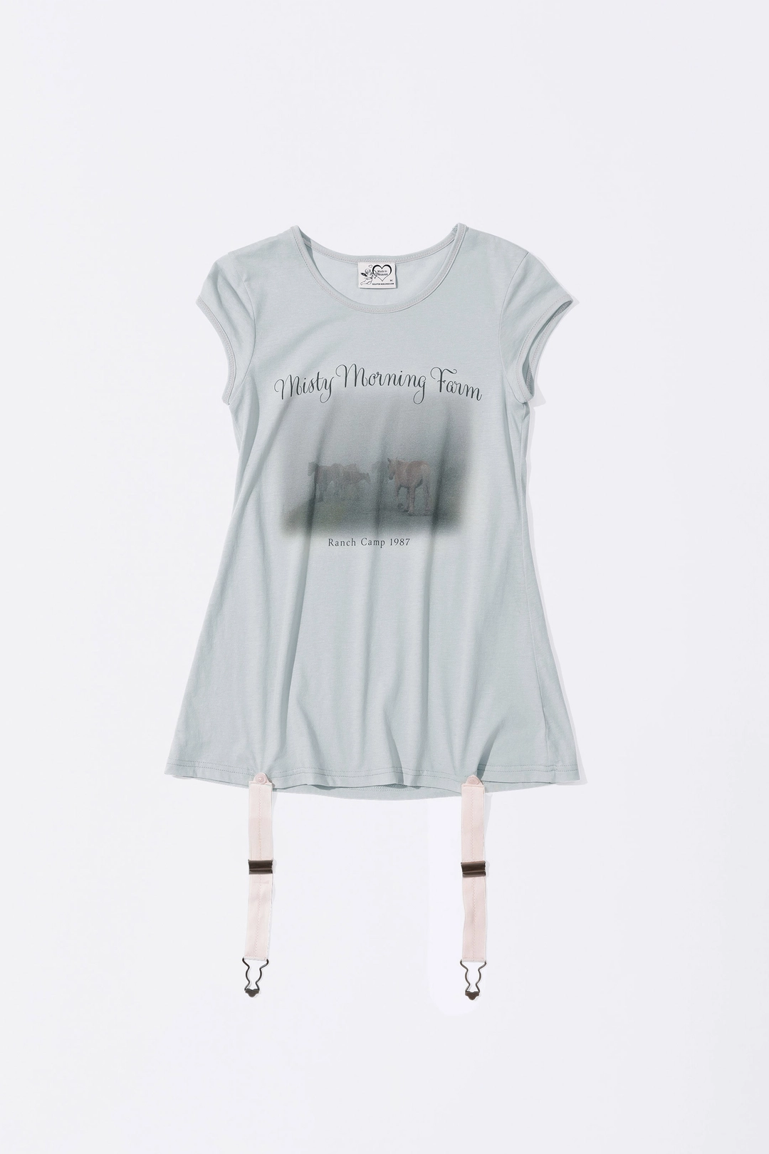 스컬프터 Ranch Lingerie Tee Misty Blue 상품 이미지 1