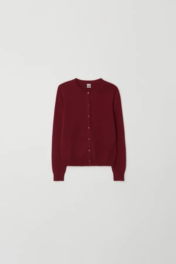 Cashmere Cardigan (red)