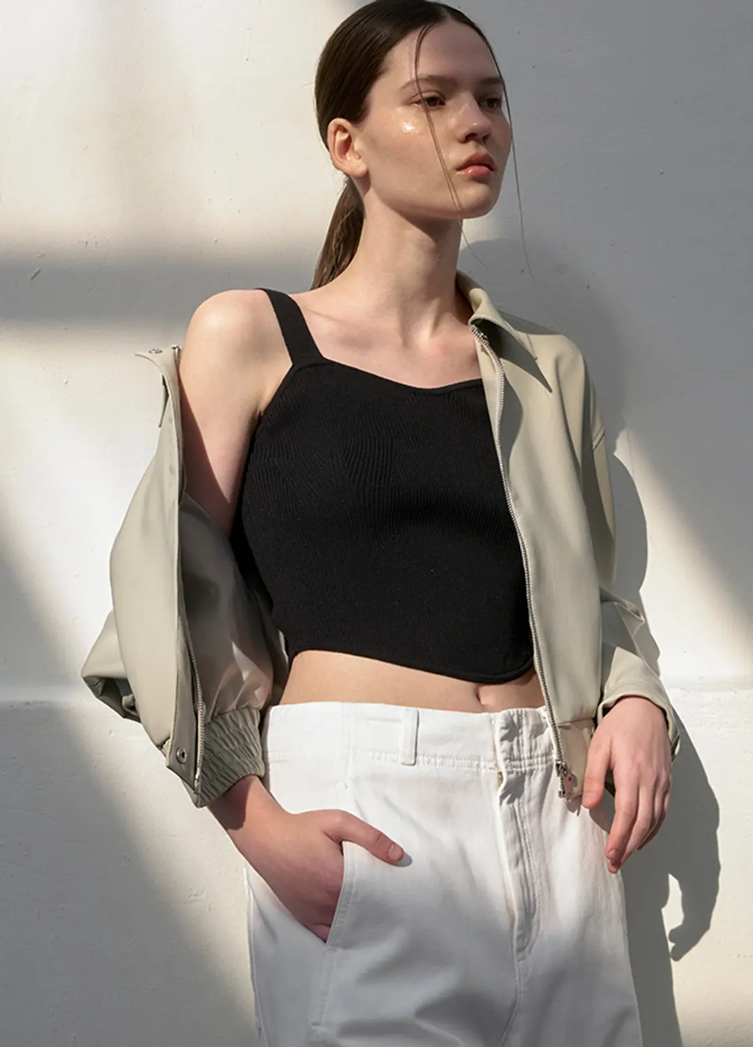 아뜰리에 나인 (Z-T-6759)NOUVELLE SLIM SLEEVELESS KNIT 상품 이미지 2