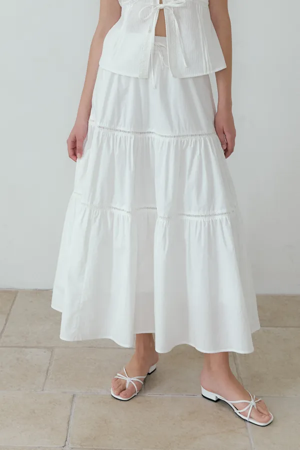 Romantic Cancan Skirt (ivory)