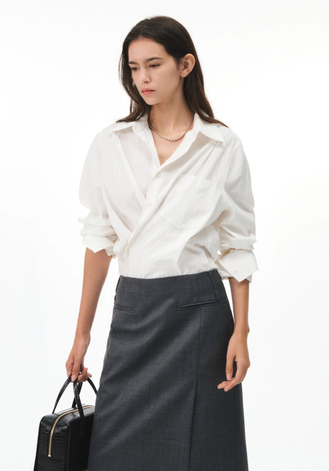 그로브 CALIN STRIPE SHIRT 상품 이미지 3