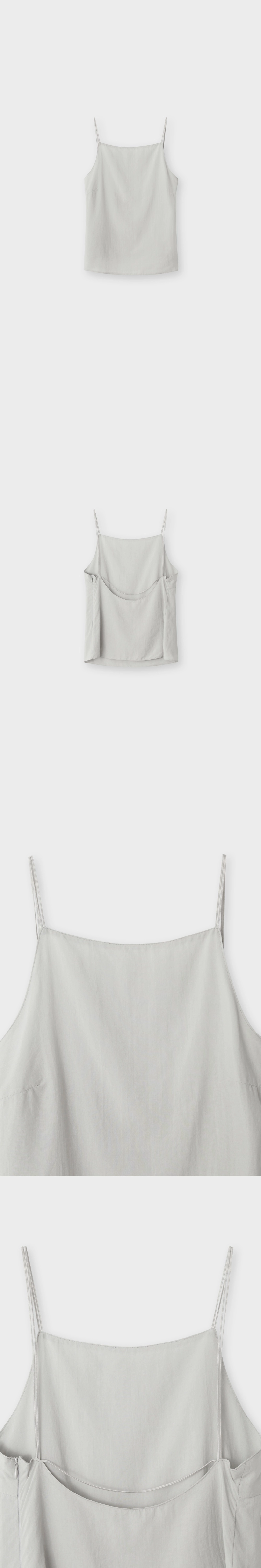 더릴 Reah Back Line Blouse_Light Gray 상품 이미지 1
